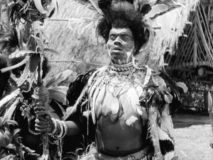 African-American film pioneer Noble Johnson as the native chief. 