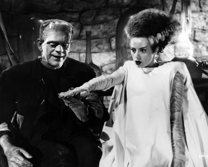 The coolest couple in history: Karloff and Lanchester.