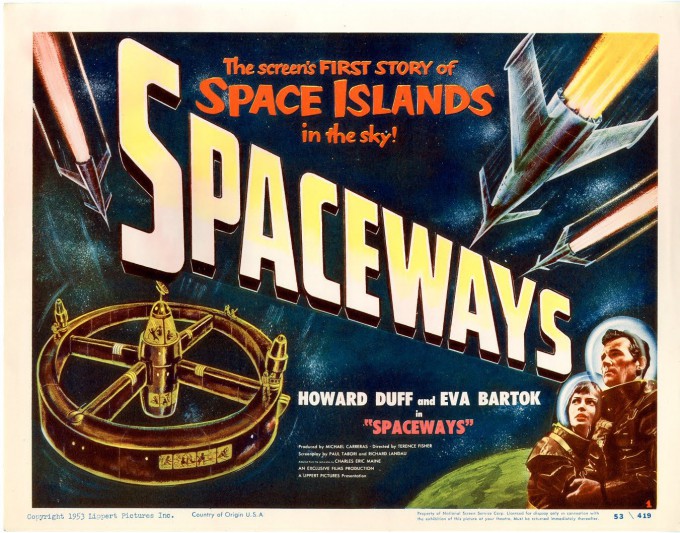 Pretty heavy advertising for a space station that is only mentioned as a future possibility in an offhand remark in the movie. 