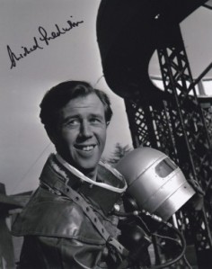 Michael Medwin in one of the space suits. 