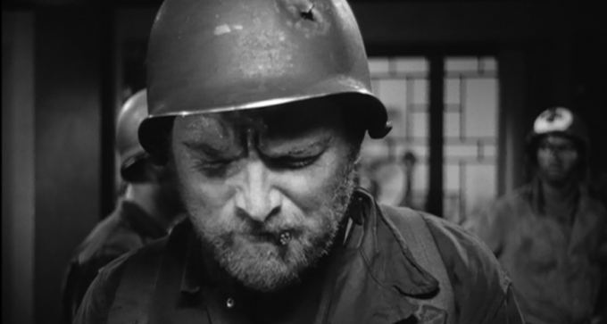 Gene Evans in The Steel Helmet in 1951.