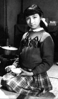 Keiko Kondo as the blind girl. 