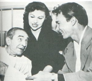 Loretta King and Tony McCoy visiting Bela Lugosi in rehab. 
